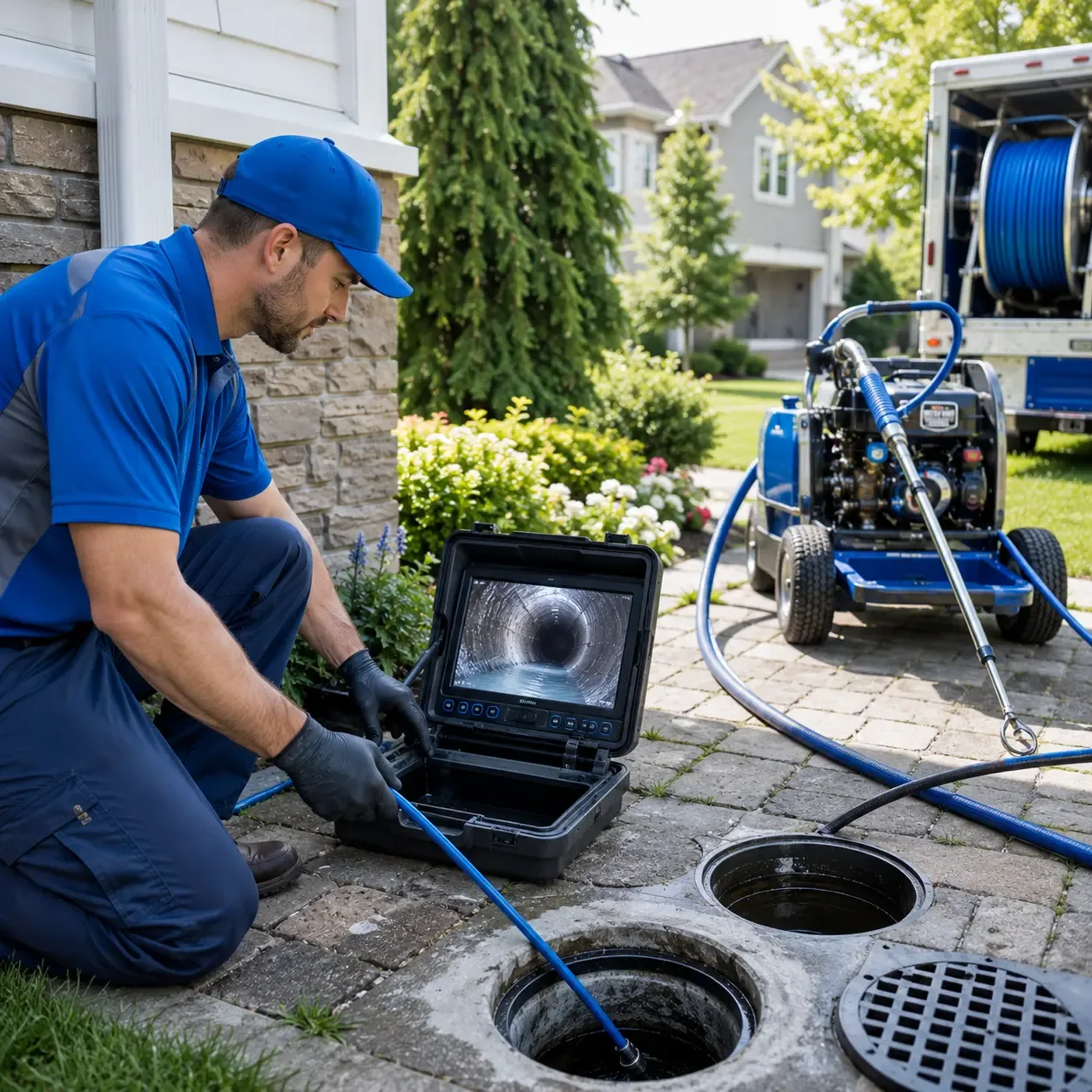 Outdoor drain cleaning professionals serving Minier, IL