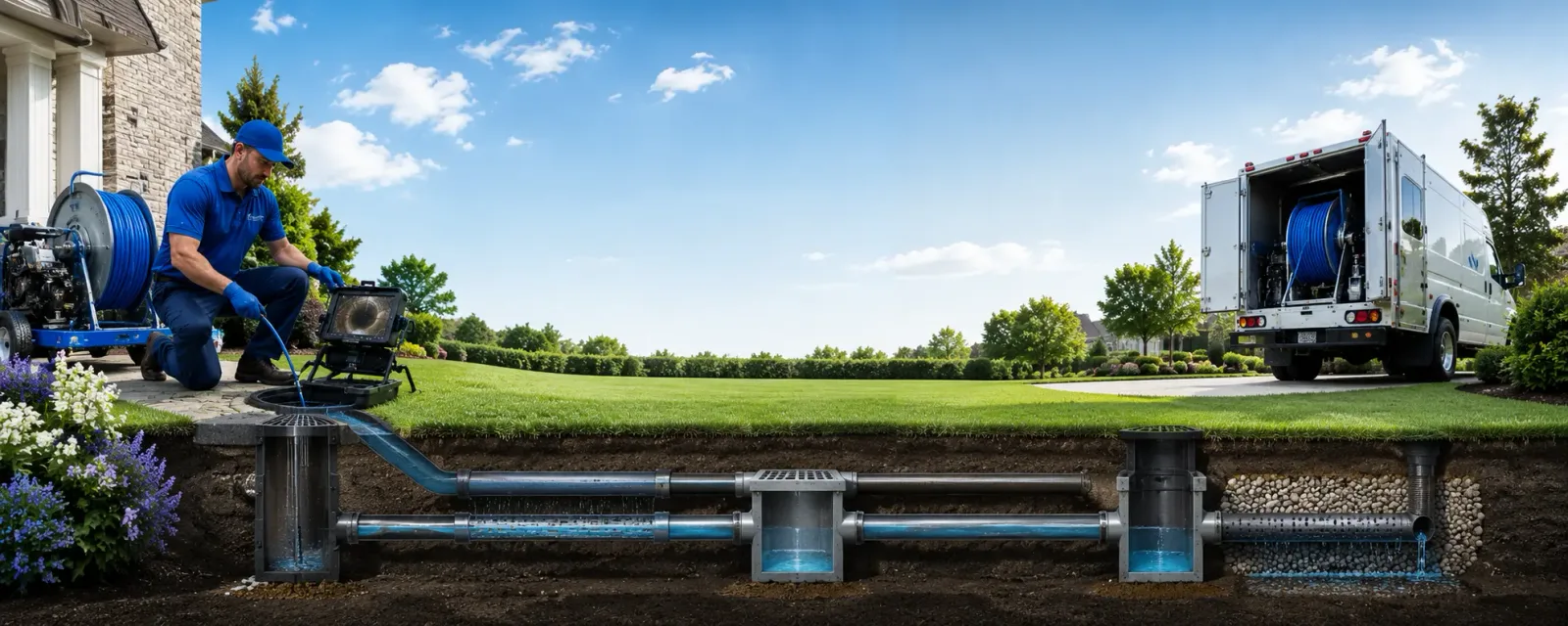 Outdoor drain cleaning information for Minier, IL